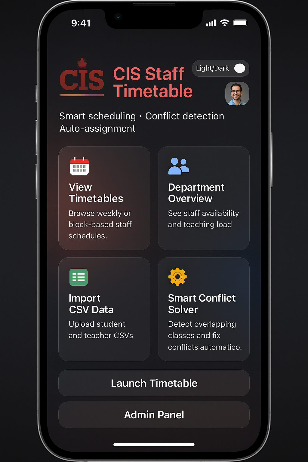 Timetable App screenshot